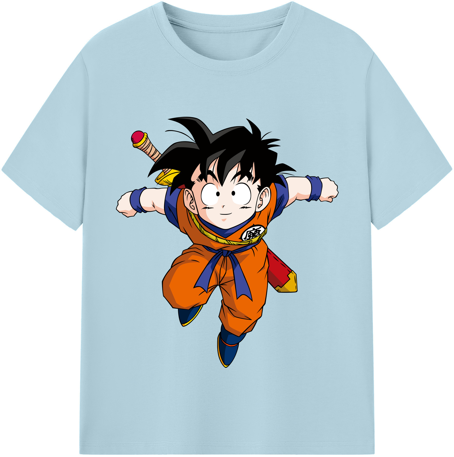 （画像用） ドラゴンボール 孫悟空（そん ごくう）Son Goku カカロット DRAGON BALL Kakarotto 綿100％半袖Tシャツ（フロントプリント）